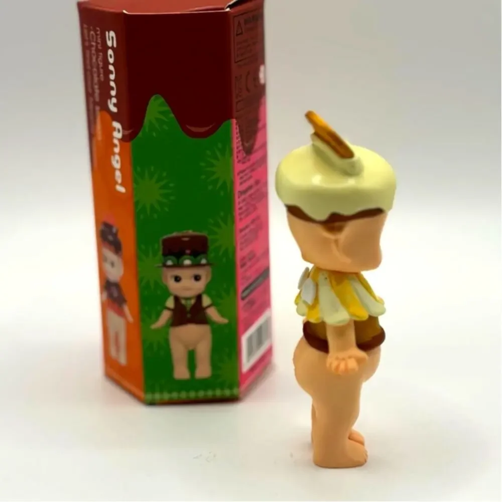 New Unbranded Kewpie/Angel Figure in Sitting Fawn Costume, Open Blind Box